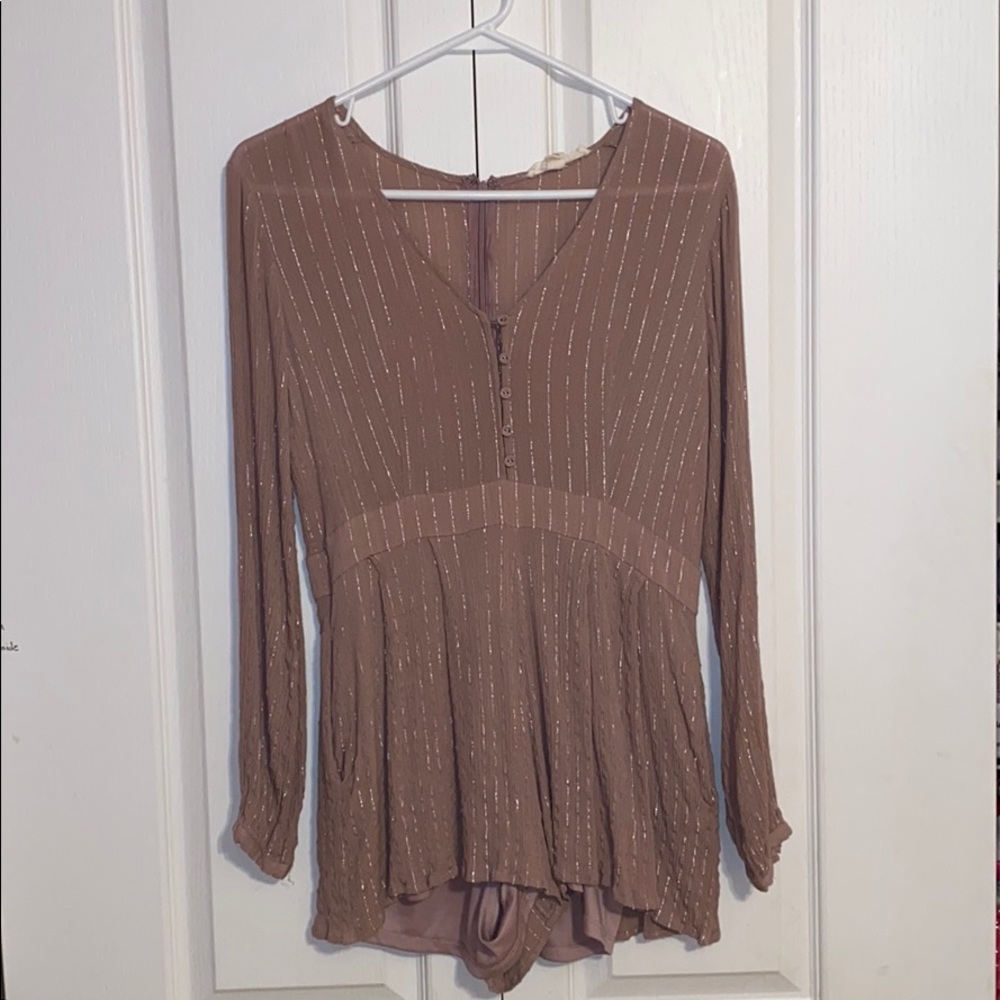 Women’s small beige romper